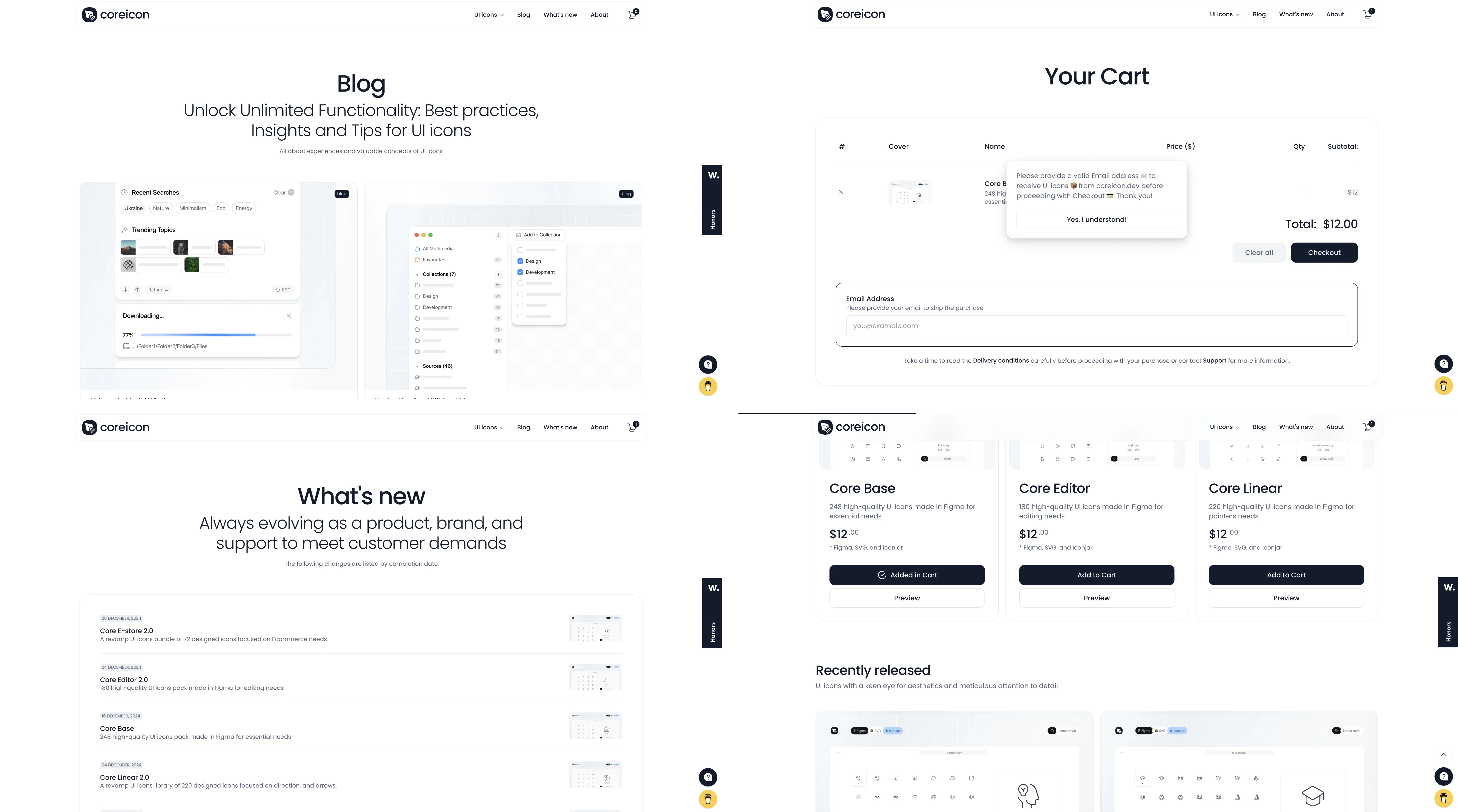 Coreicon Page Group